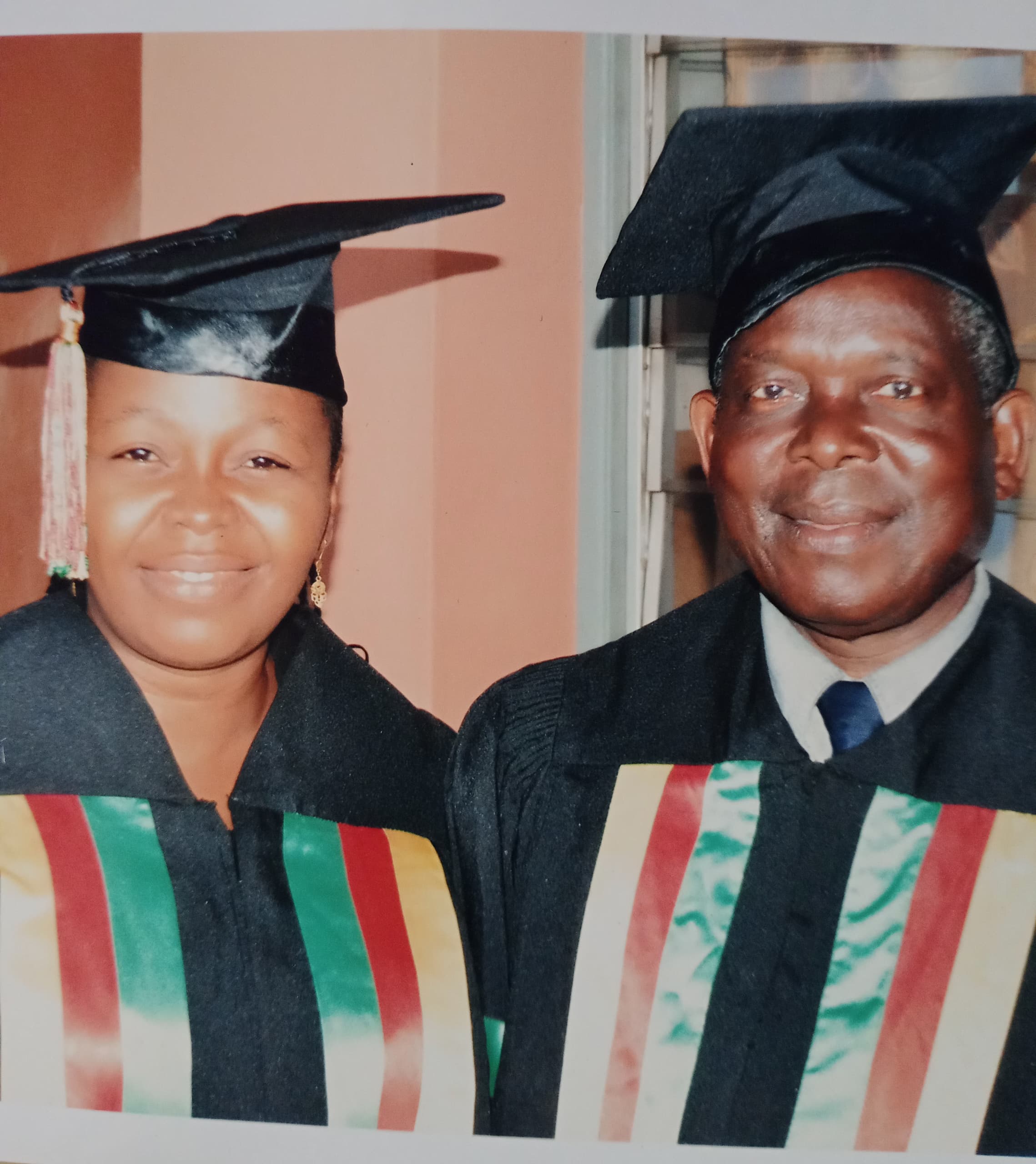 International university students with the President ( Prof Patrick Chefu Fusi)